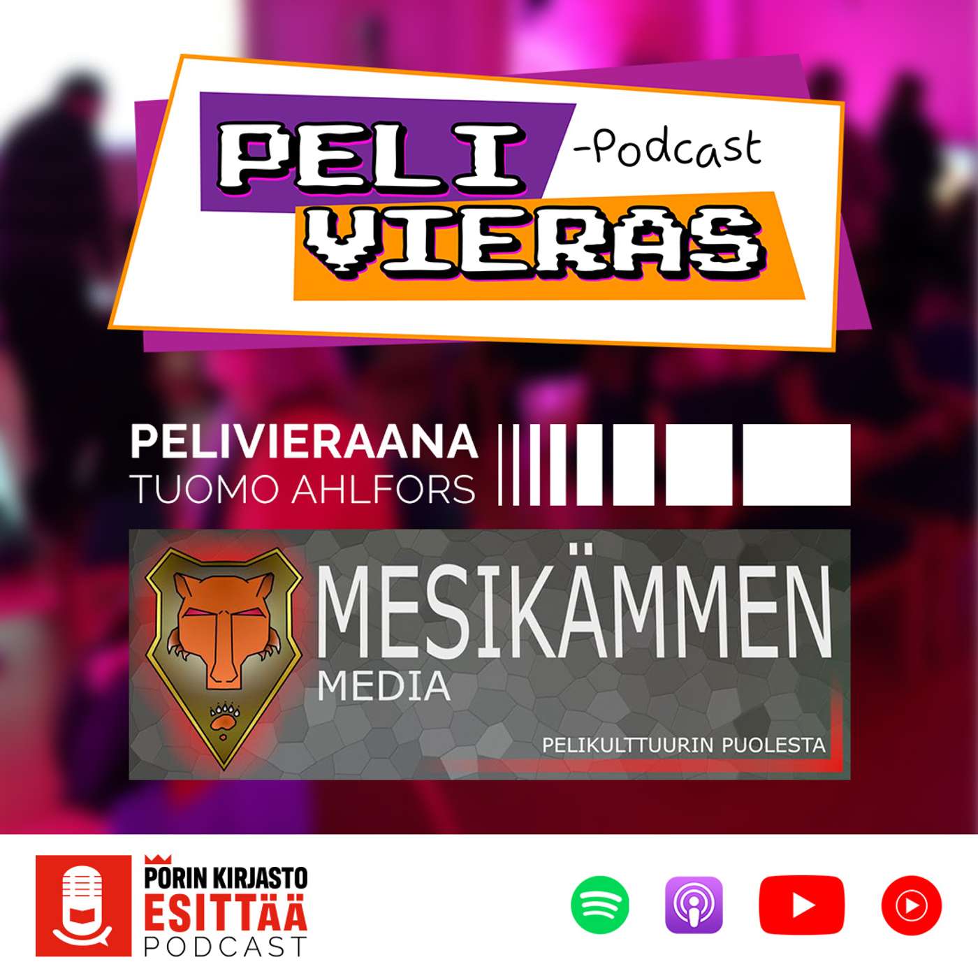 Pelivieraana Tuomo Ahlfors - Mesikämmen media episode artwork