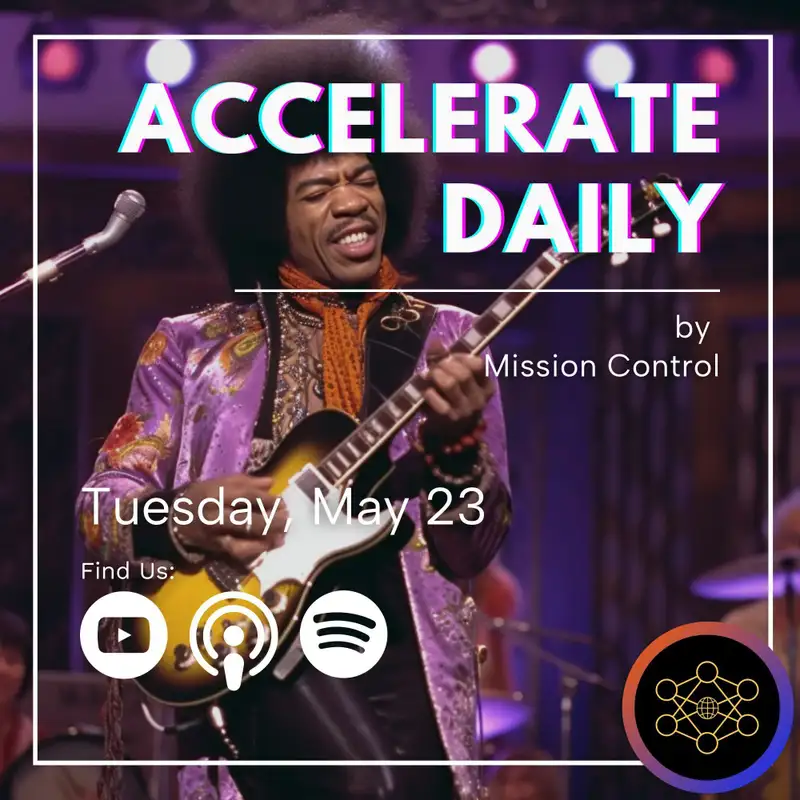 Wed 05/24 - Can ChatGPT do a StuxNet?, Huggingface & IBM, Photoshop AI, and Mission Control Launch!