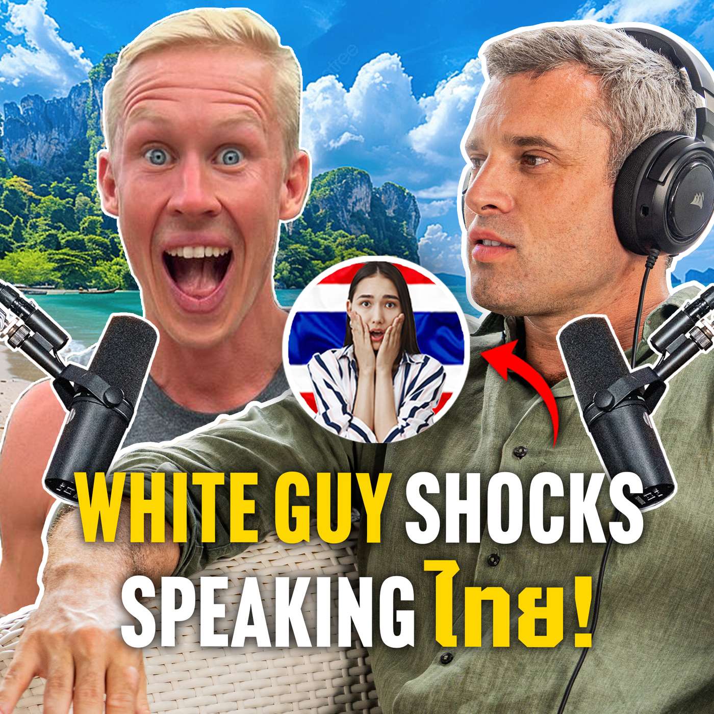 White Guy Shocks Thailand by Speaking Perfect Thai || ROBIN FLINT (E148)