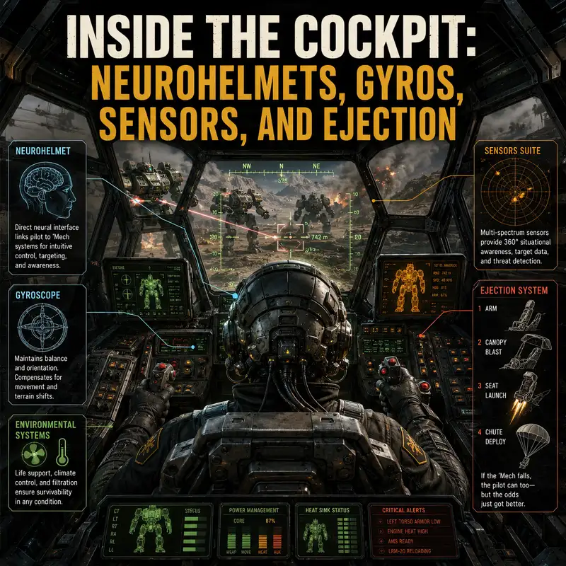 Inside the Cockpit: Neurohelmets, Gyros, Sensors, and Ejection