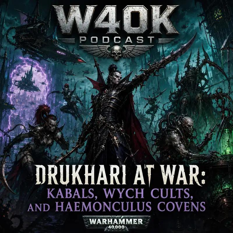 Drukhari at War: Kabals, Wych Cults, and Haemonculus Covens