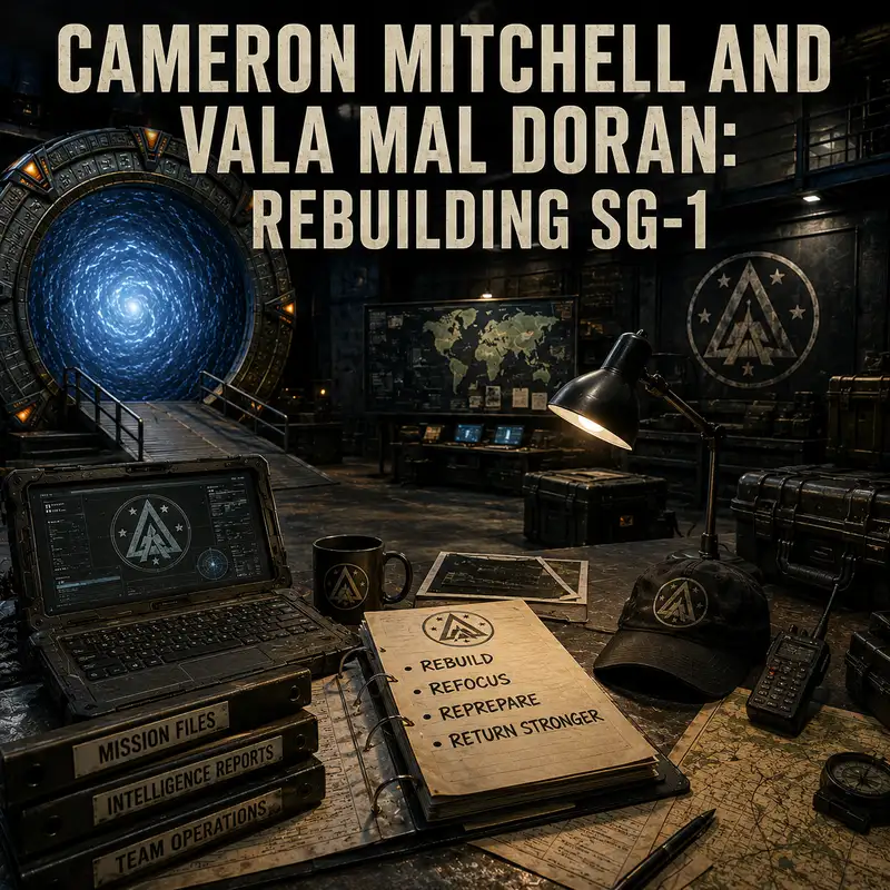 Cameron Mitchell and Vala Mal Doran: Rebuilding SG-1