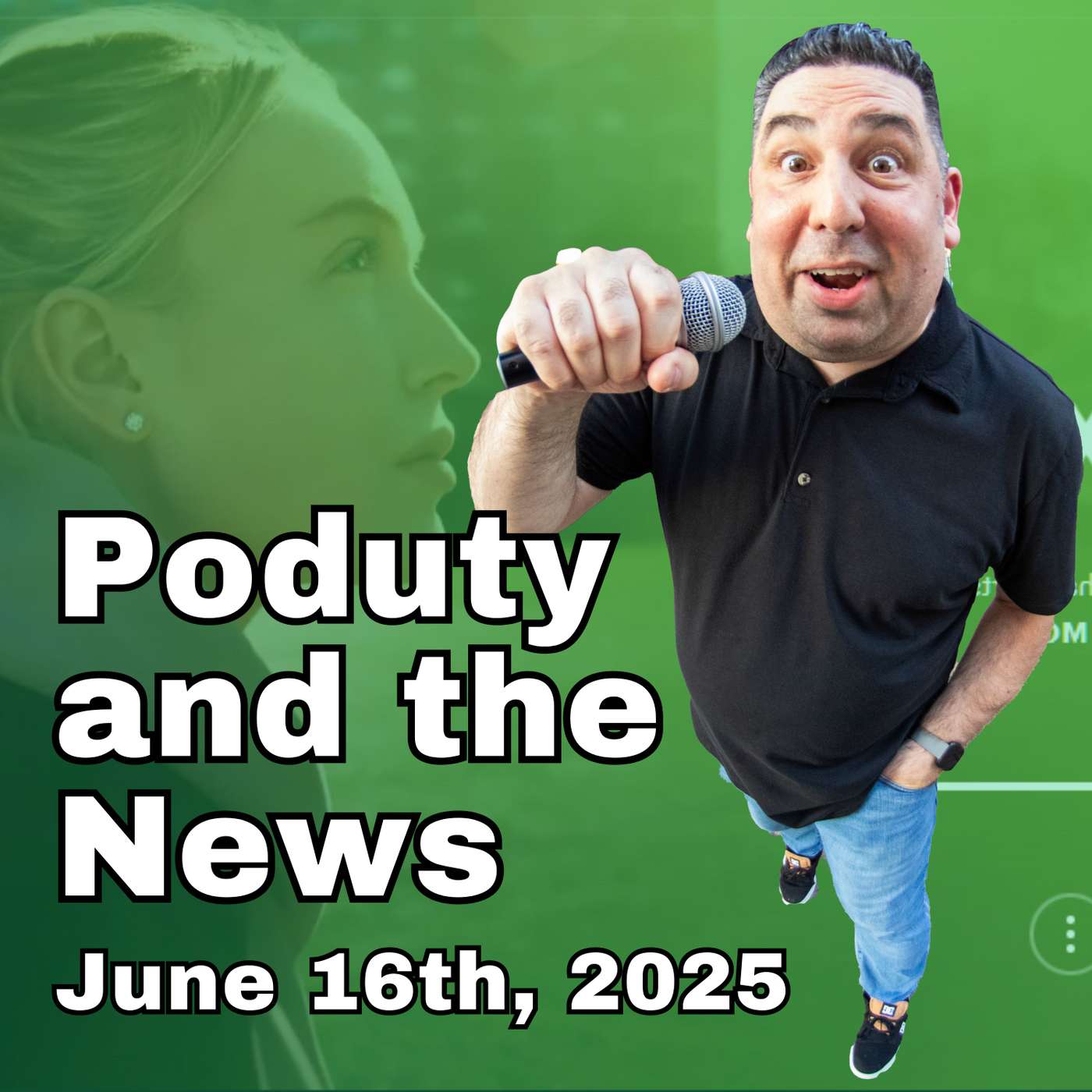 Poduty and the News.  The Weekly Live Podcast About Podcast News, Trends & Live Podcasting
