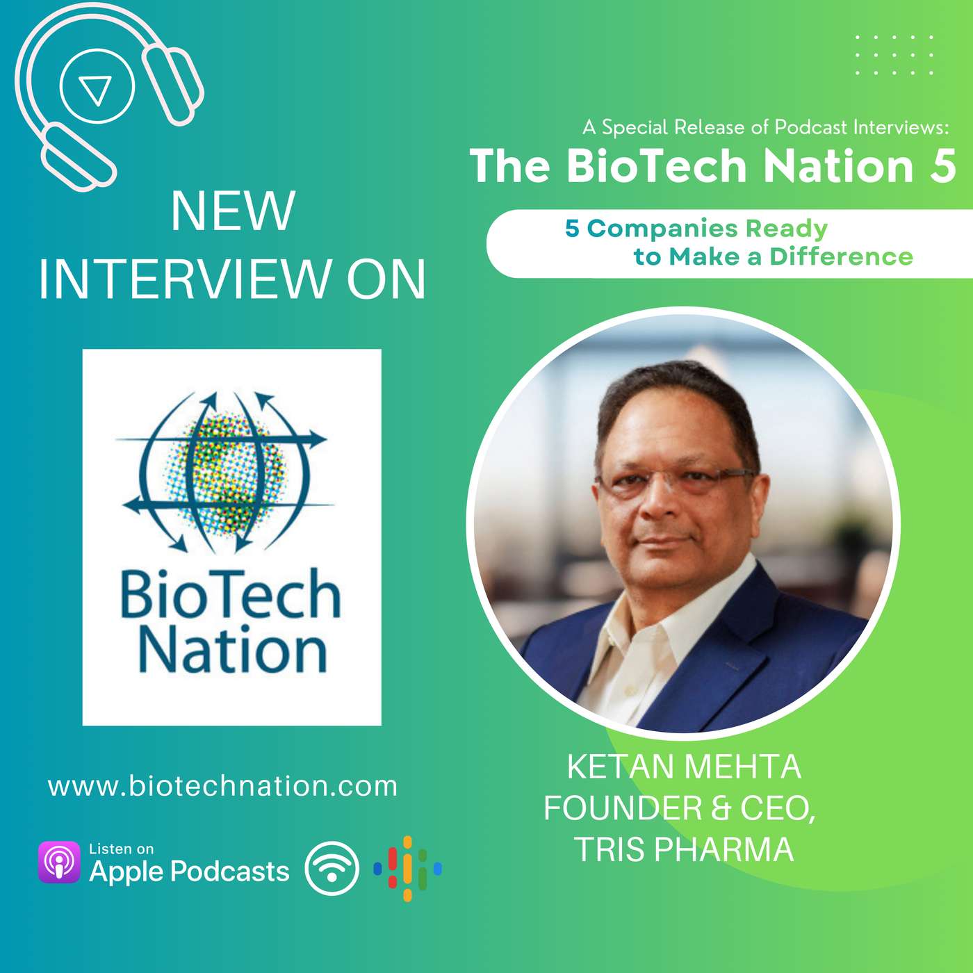 A Euphoria-Suppressing Opioid, Ketan Mehta, Founder & CEO, Tris Pharma A Euphoria-Suppressing Opioid, Ketan Mehta, Founder & CEO, Tris Pharma
