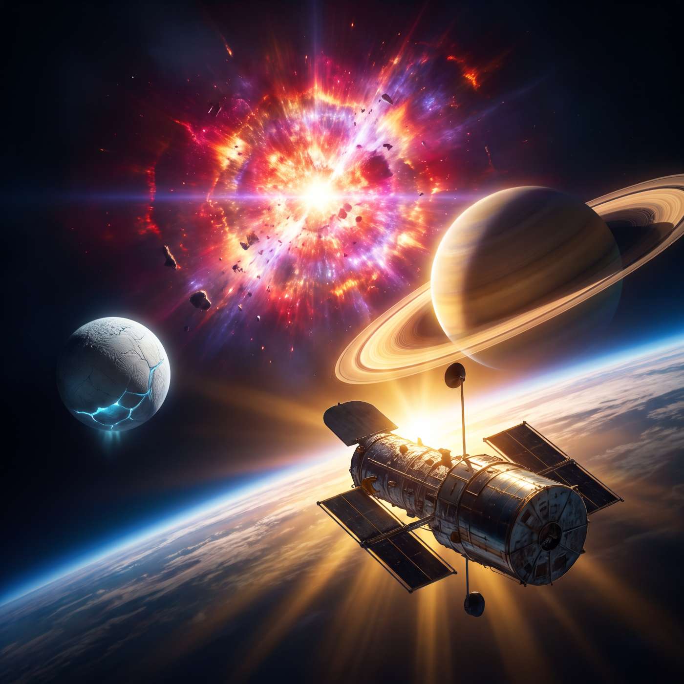 World Space Week Special: Hubble's 200,000th Orbit, Life on Enceladus & Sputnik at 69