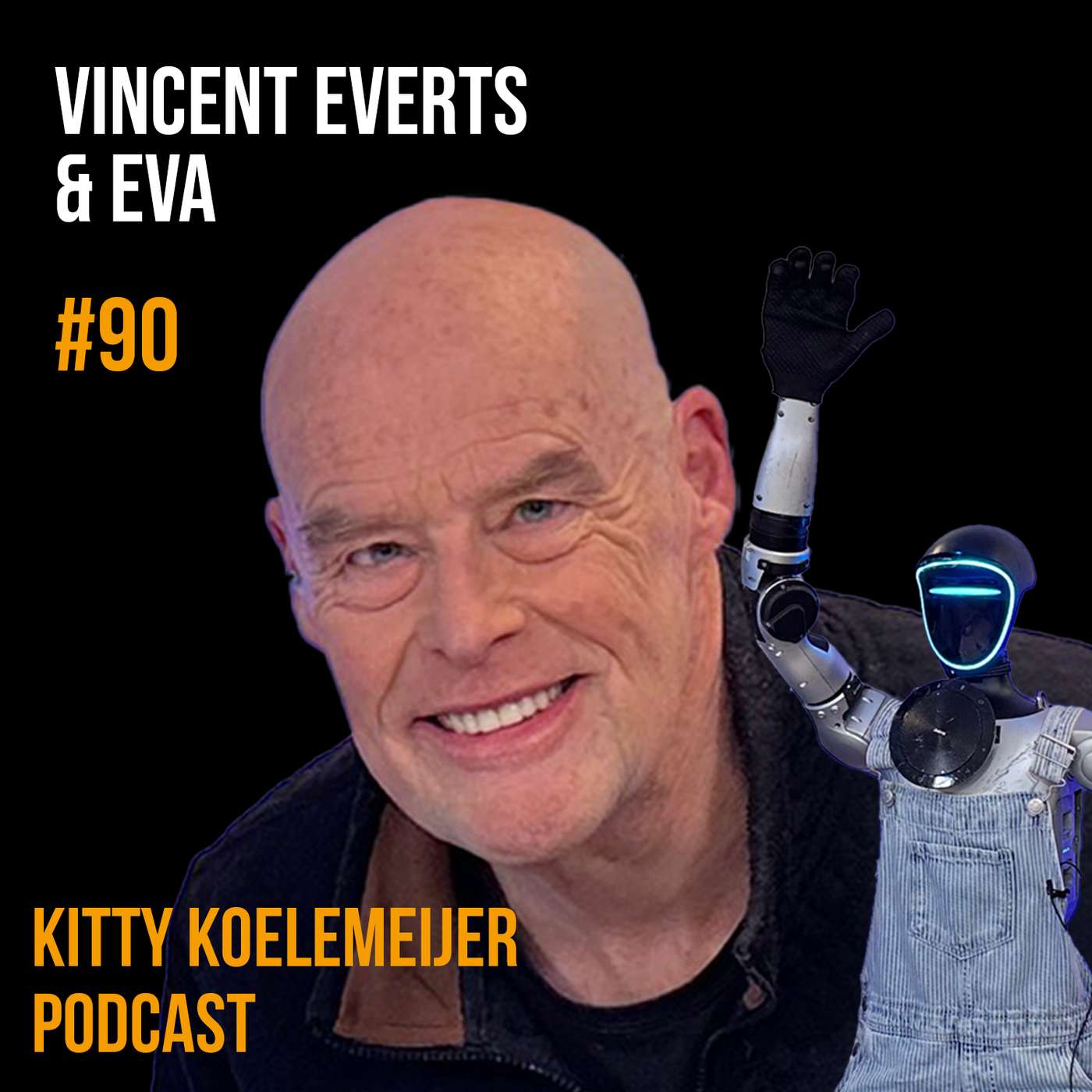 Vincent Everts & Robot Eva: Humanoïde Robots en Agentic AI | Kitty Koelemeijer Podcast #90 Vincent Everts & Robot Eva: Humanoïde Robots en Agentic AI | Kitty Koelemeijer Podcast #90