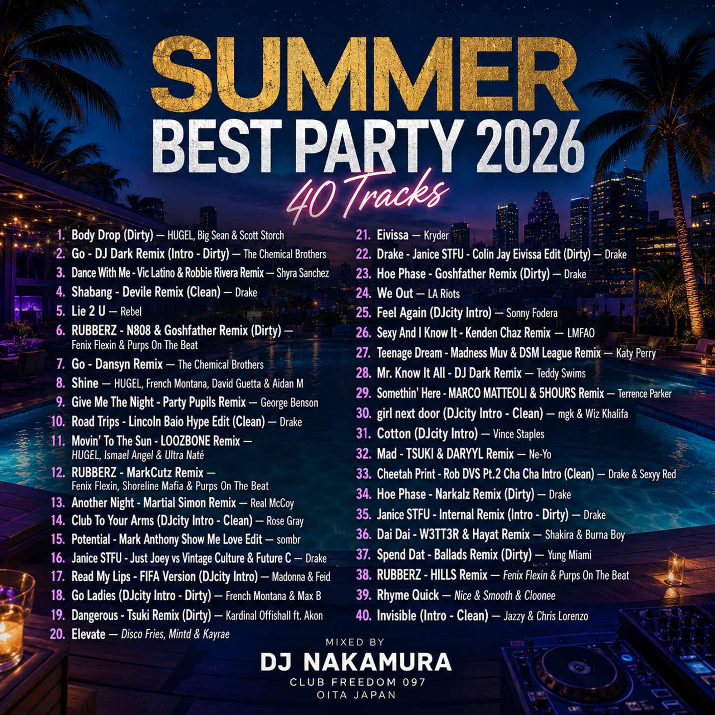 SUMMER BEST PARTY 2026/DJ NAKAMURA episode artwork