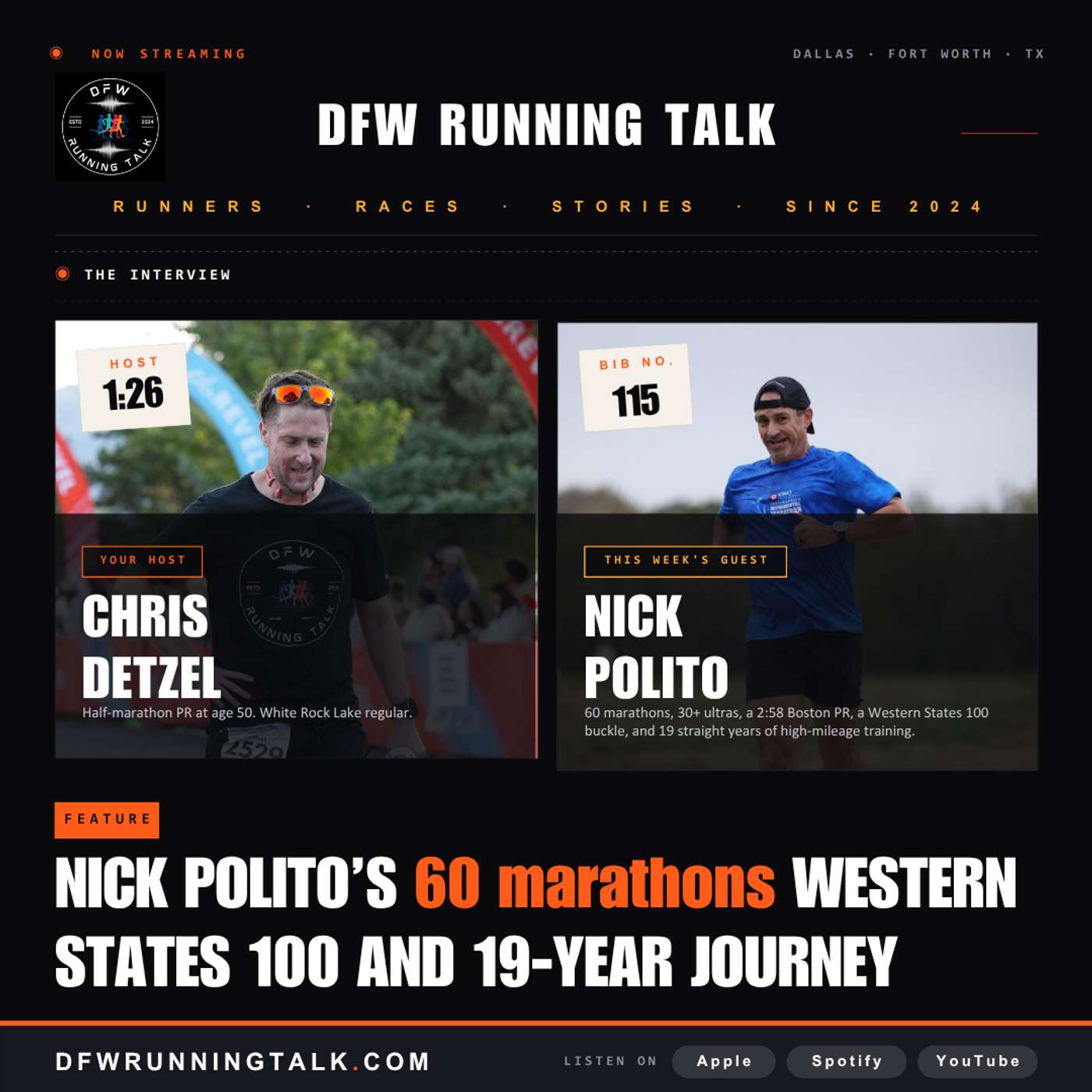 Play The DFW Running Legend: Nick Polito's 19-Year Journey From Nike+ iPod to Western States 100