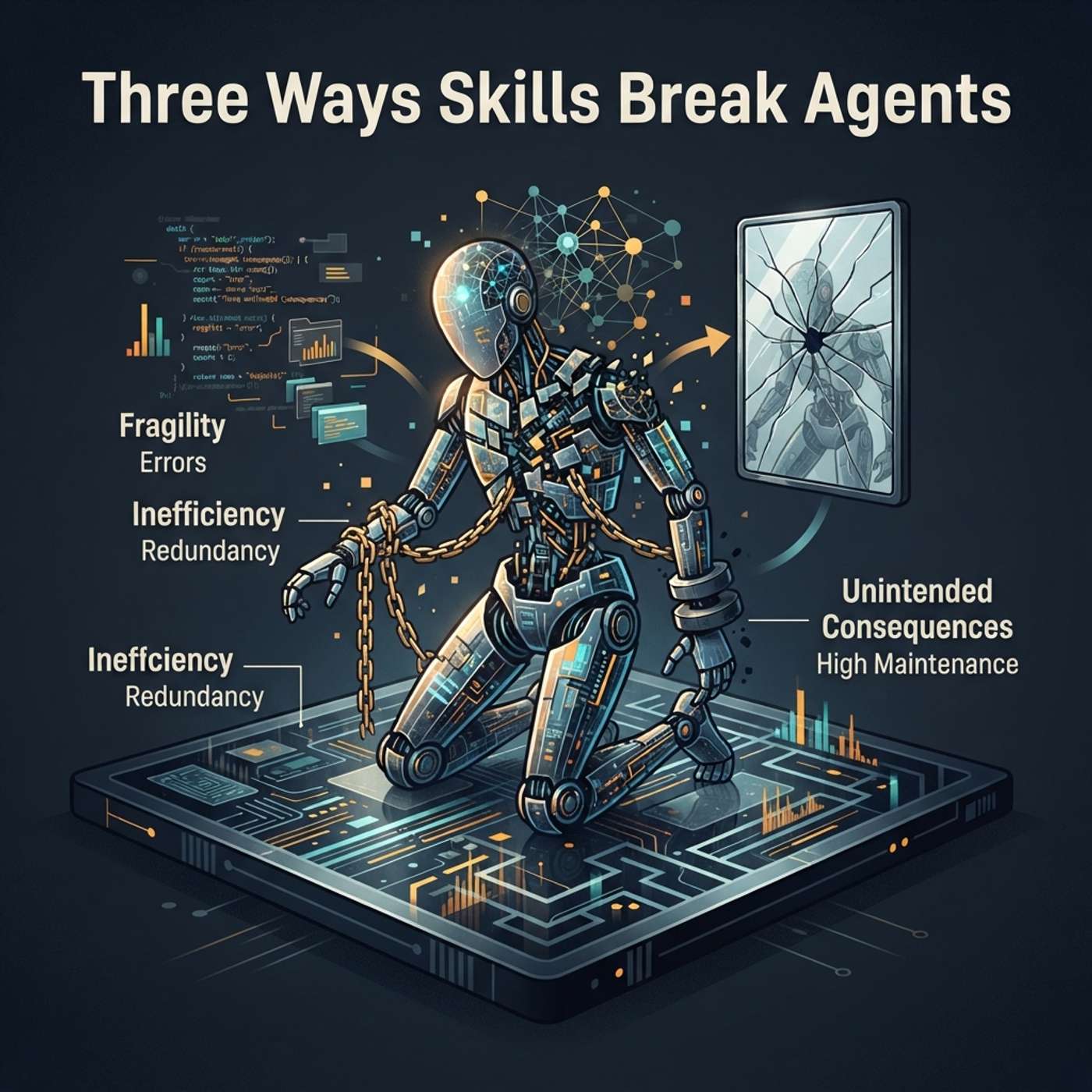 The Regression Tax: Decomposing Why Skills Help and Hurt LLM Agents