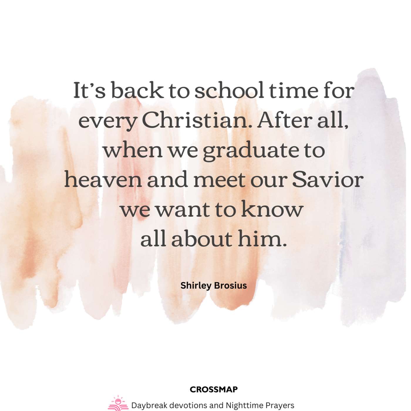 Back to School Time - For You