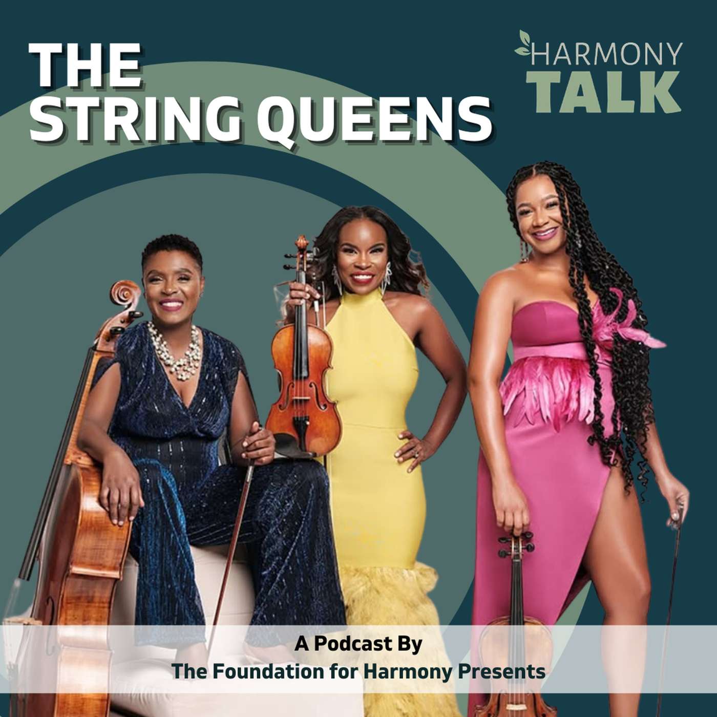 From the Stage of  Harmony in the Woods with The String Queens