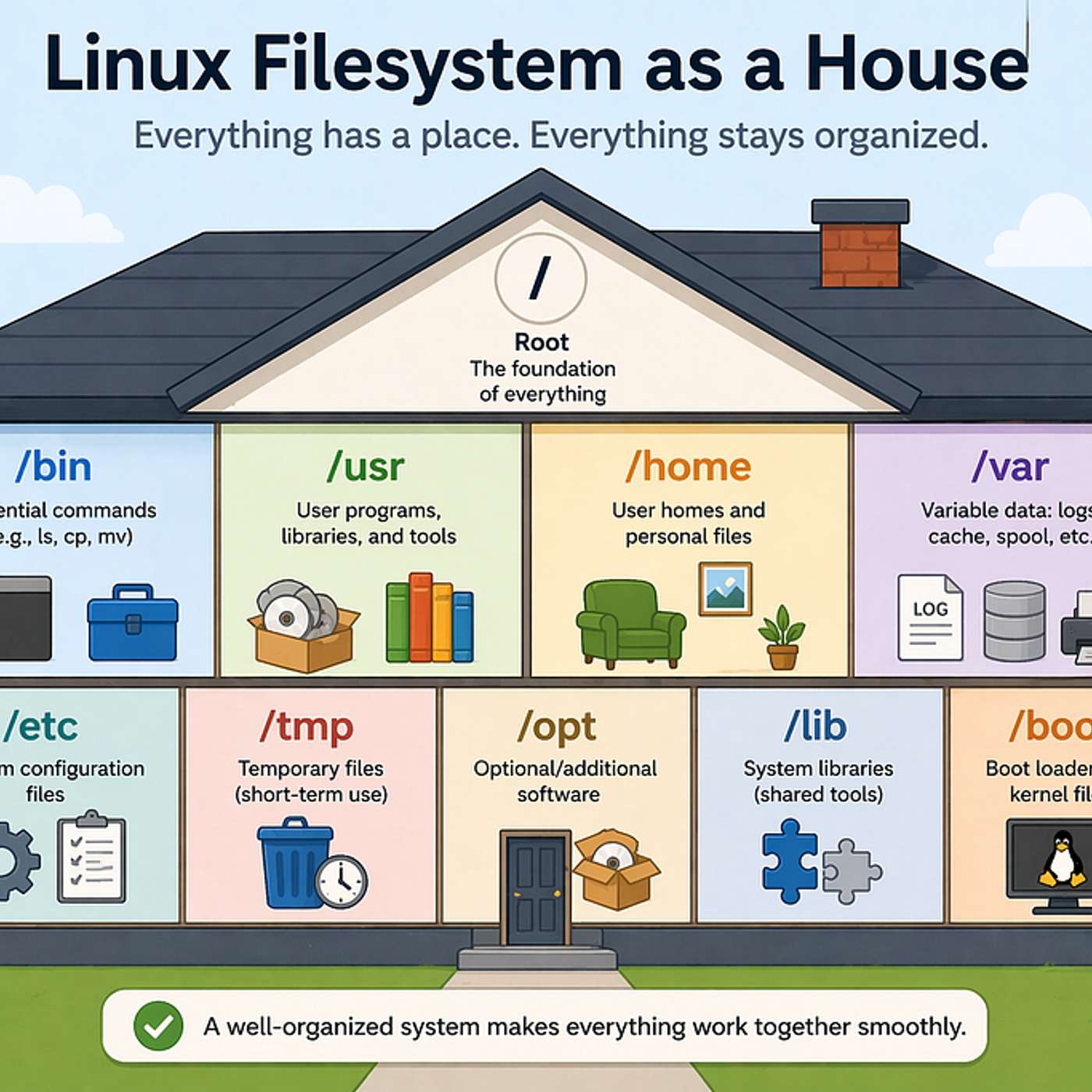 Understanding the Design Philosophy Behind the Linux Filesystem episode artwork