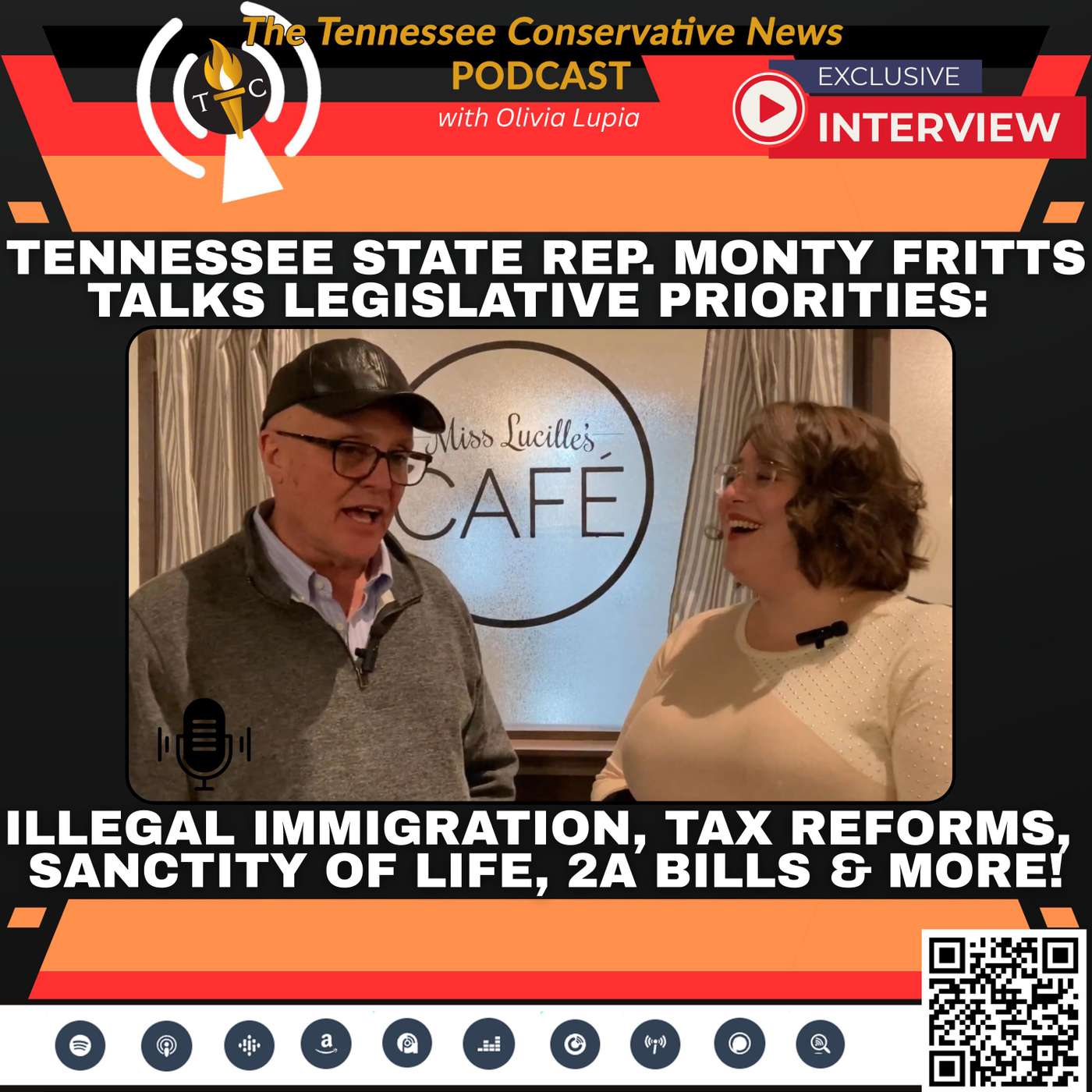Tennessee State Representative Monty Fritts Talks Legislative Priorities: Illegal Immigration, Grocery Sales & Property Tax Reform, Sanctity Of Life, 2A Bills & More!
