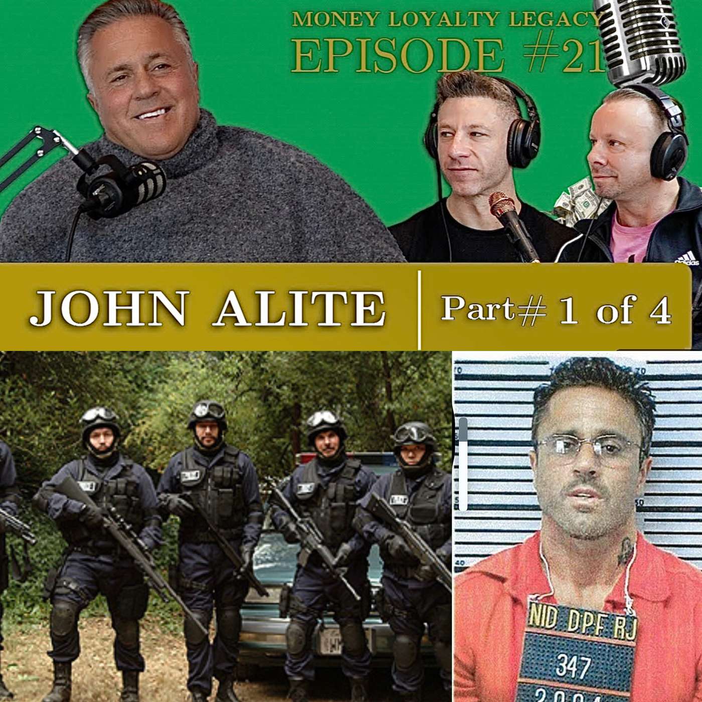 John Alite PT 1 on traveling the world while evading Interpol, women, the Italian mafia episode artwork