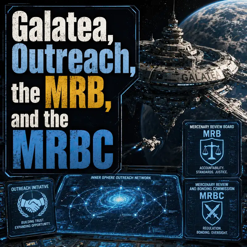 Galatea, Outreach, the MRB, and the MRBC