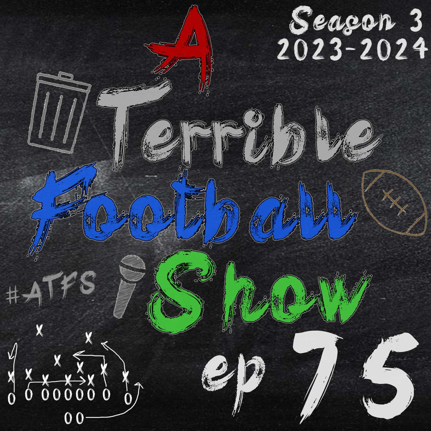 There's at least 7 titles I could put here to describe week 1 of the NFL | ATFS 75 episode artwork