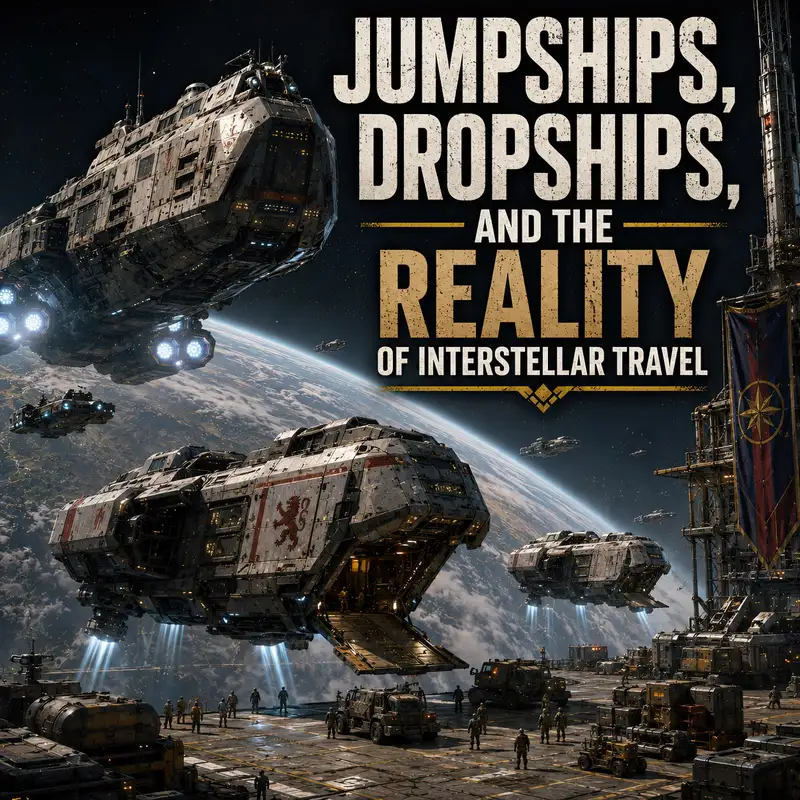 JumpShips, DropShips, and the Reality of Interstellar Travel