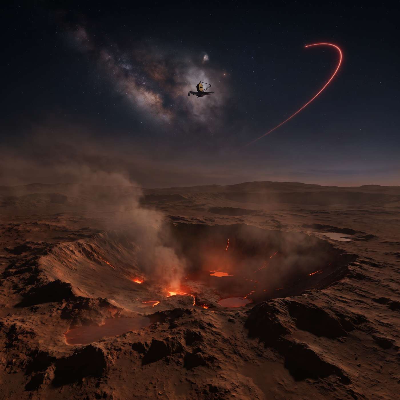 World Space Week: Ancient Water on Mars, JWST Finds Water by a Black Hole & a Planet Going Backwards