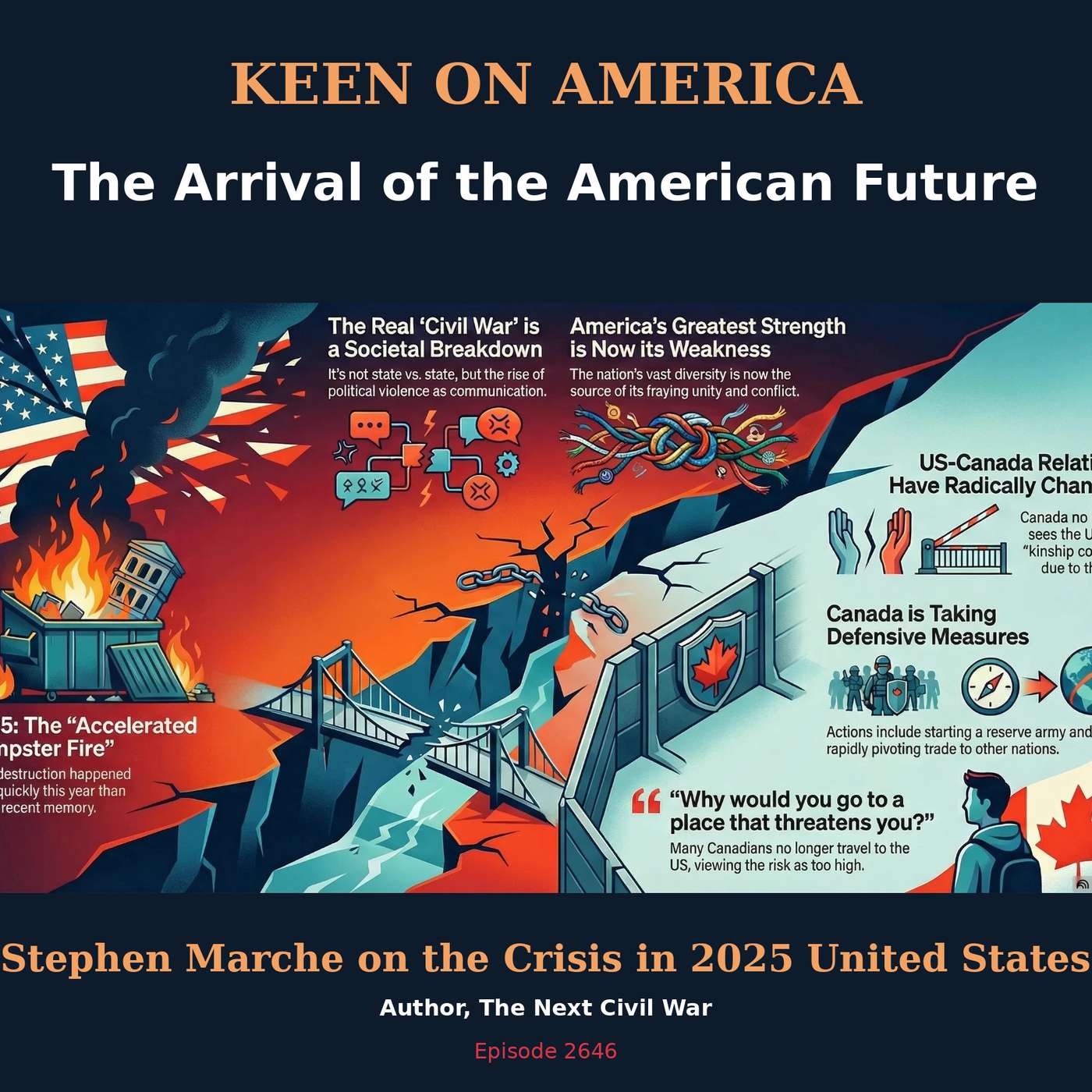 The Arrival of the American Future: Stephen Marche on the Crisis in 2025 United States