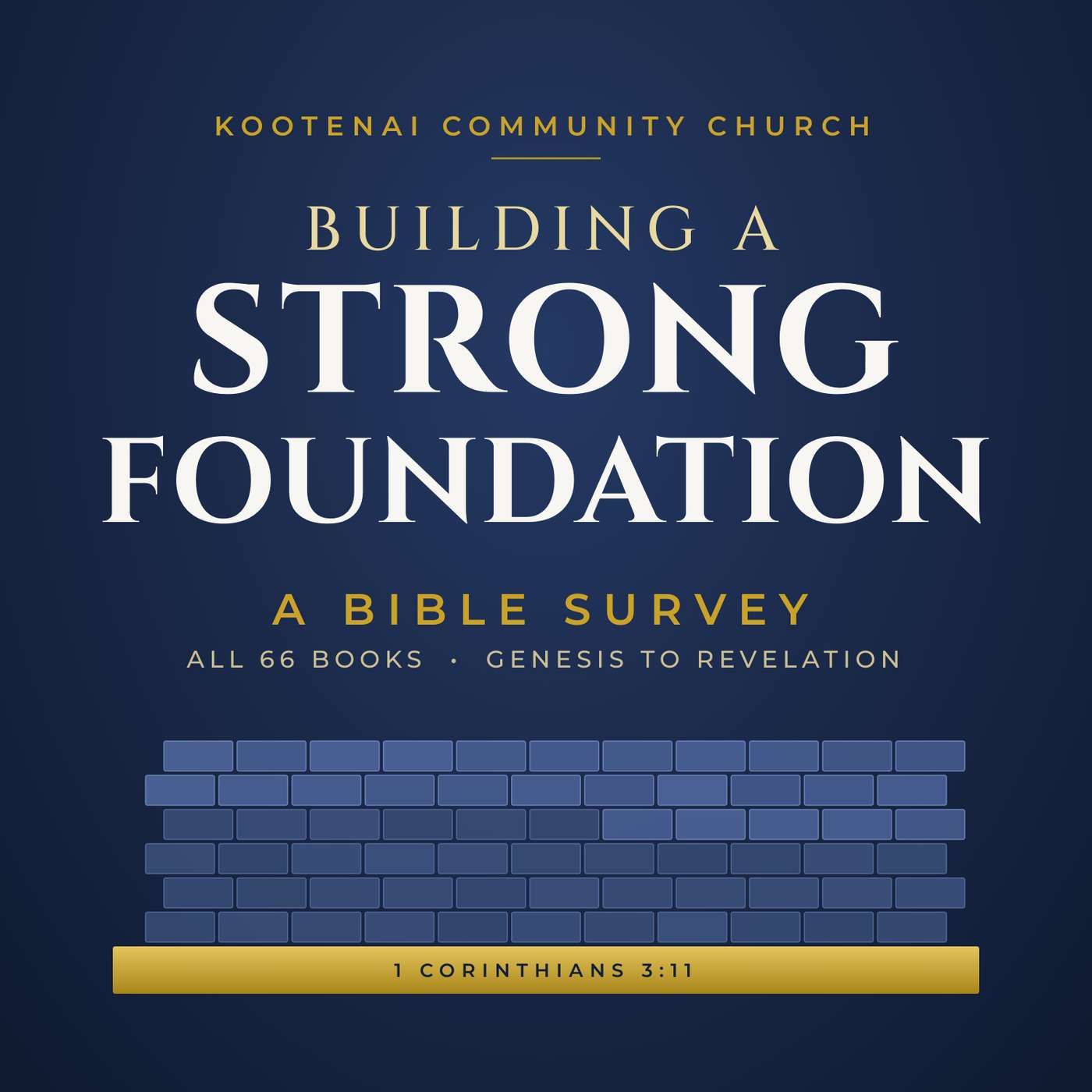 Building a Strong Foundation: A Biblical Survey