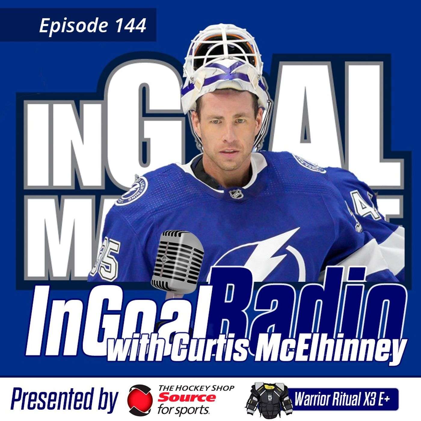Episode 144 with Curtis McElhinney featuring the Warrior Ritual X3 E+ and E Senior Cheat and Arm Units
