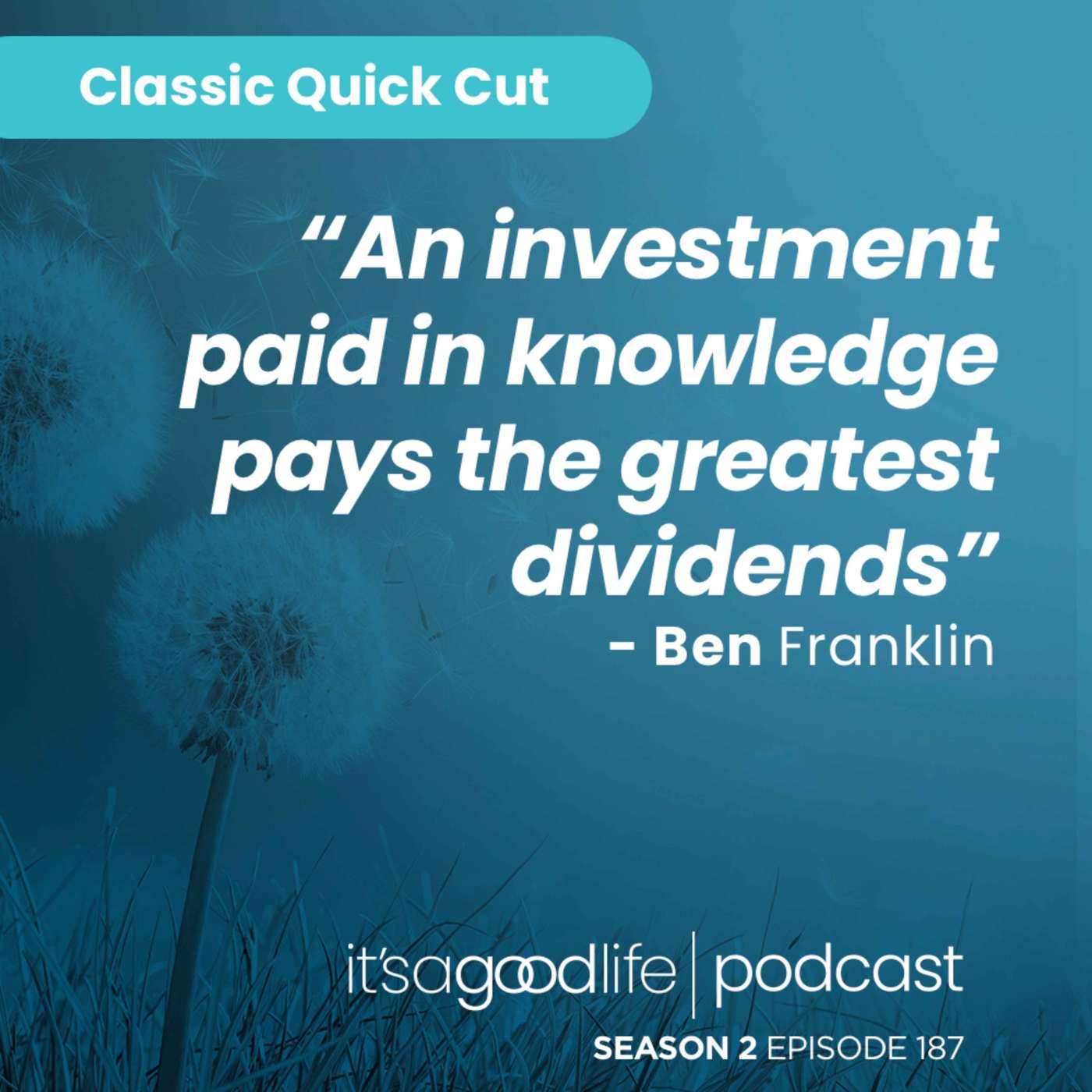 Quick Cut: S2E187 Building Your Financial Fortress