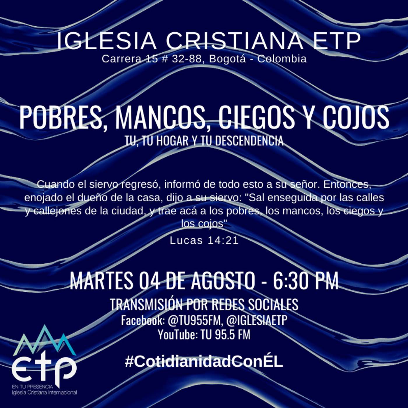Charlas Iglesia ETP | Pastores Luis Salas y Jeannette Noguera, Iglesia ETP