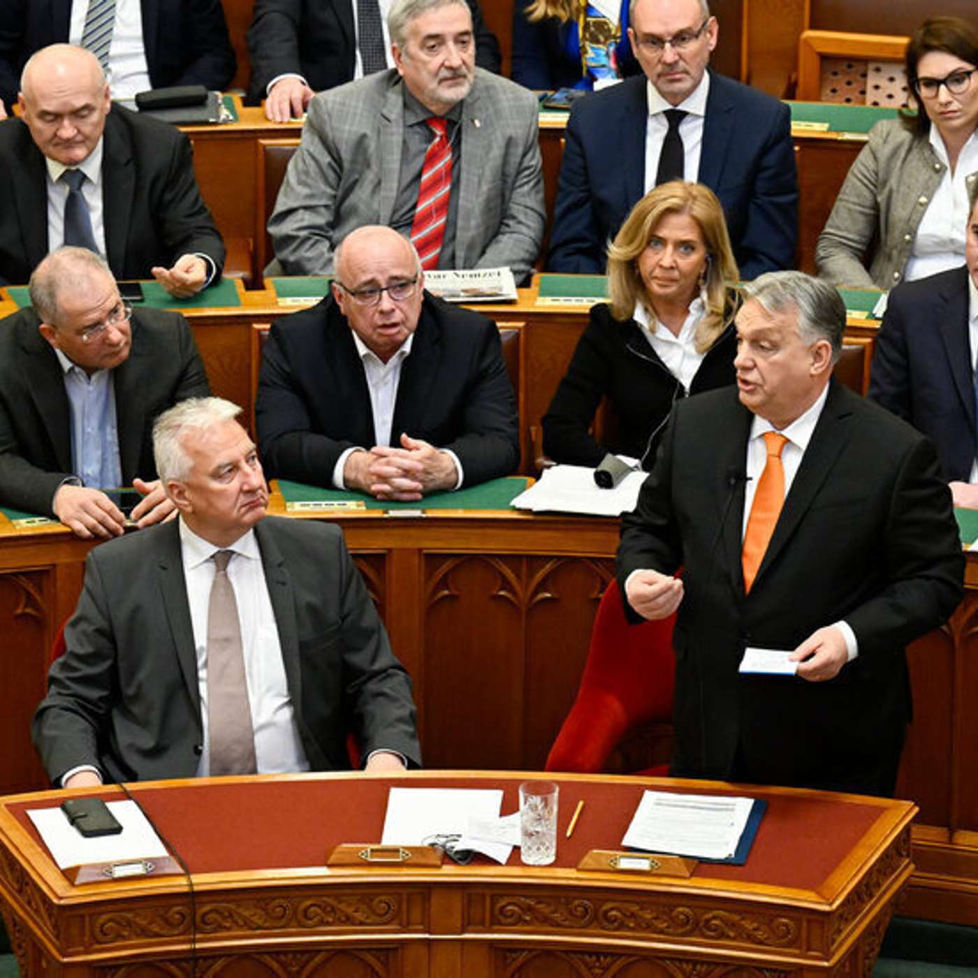 Hungary approves Sweden's NATO bid, Farmers' Fury Disrupts Summit, Palestinian PM Resigns, European Leaders Meet in Paris, and more...