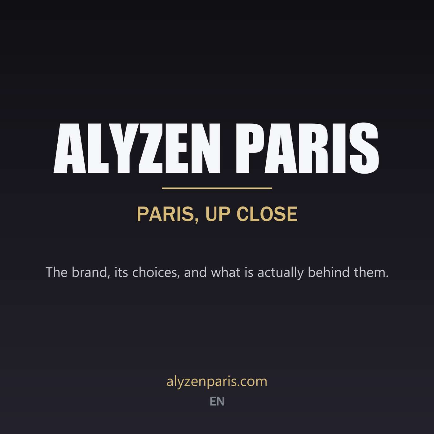 Alyzen Paris - Paris, up close podcast artwork