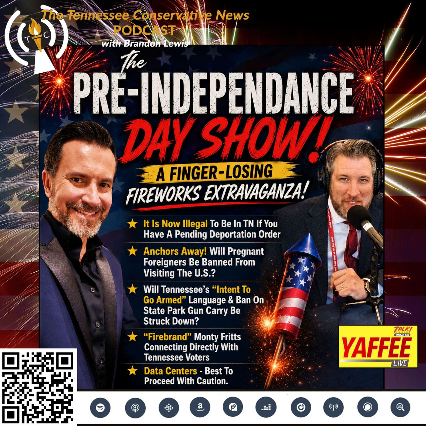 The Pre-Independence Day Show! • A Finger-Losing Fireworks Extravaganza! episode artwork