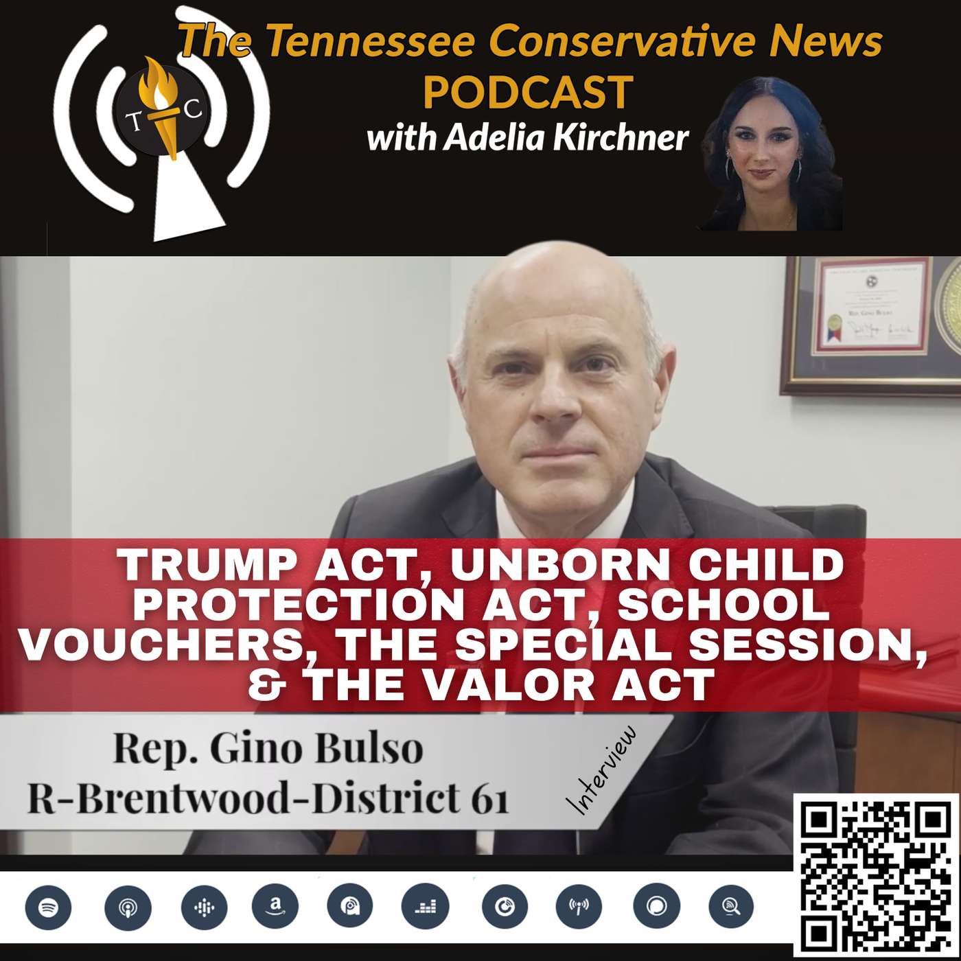 Rep. Gino Bulso - TRUMP Act, Unborn Child Protection Act, School Vouchers, Special Session, & the VALOR Act -Interview