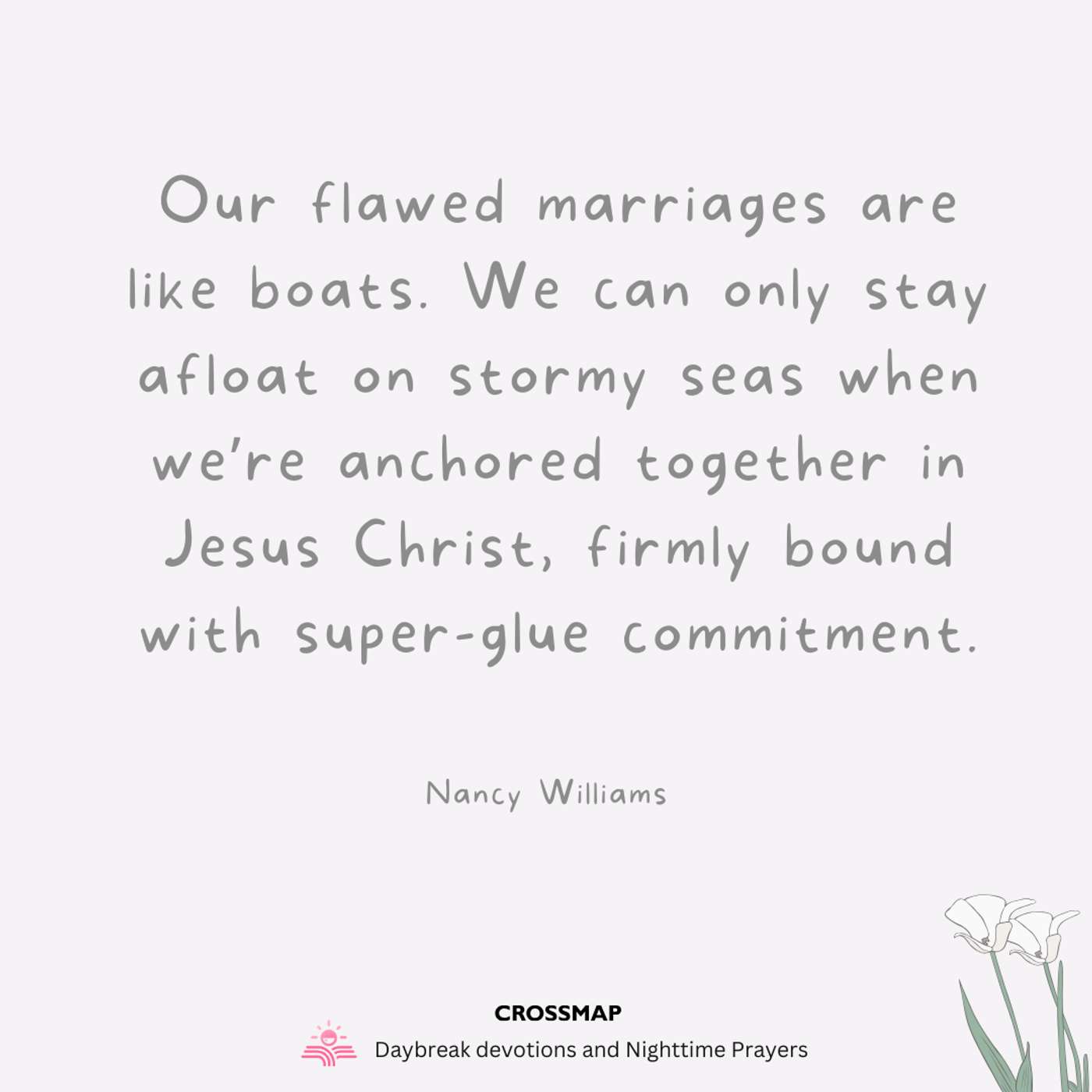 A Steady Anchor for Your Marriage