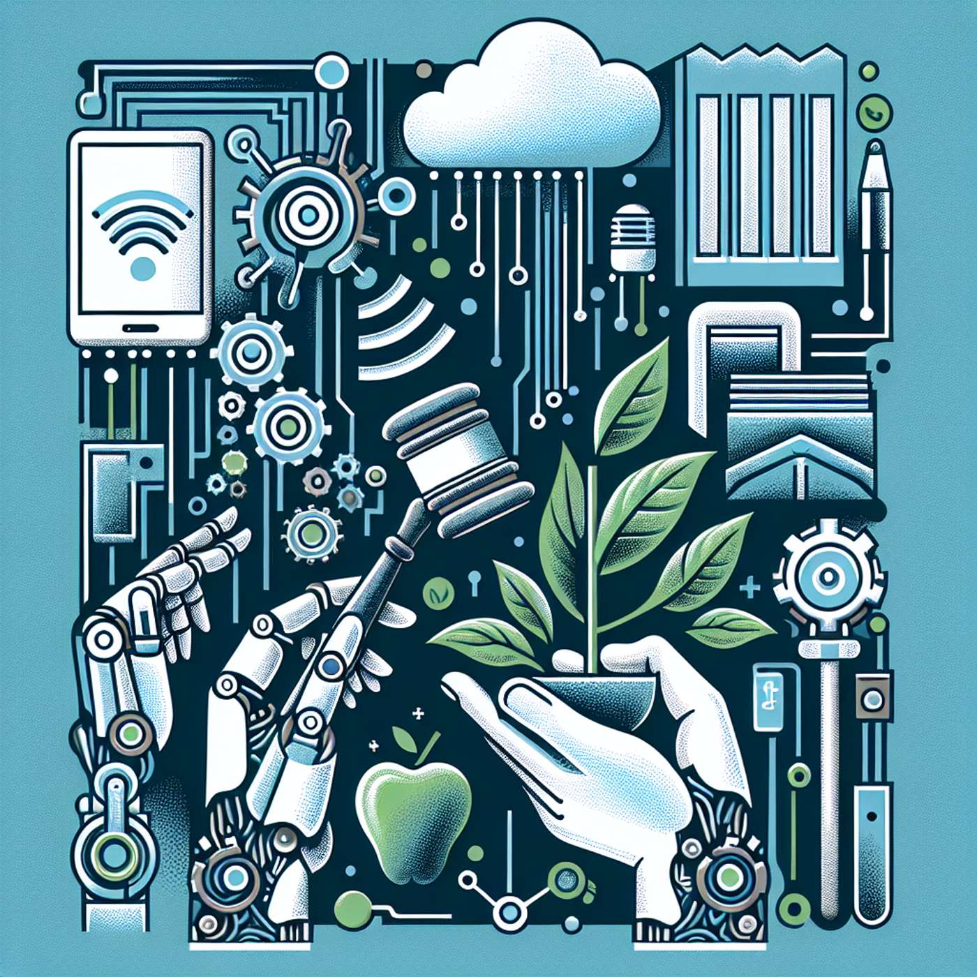 "AI Lawsuits, Greener Food Systems and Digital Disruptions: OpenAI, Microsoft, Samsung, and Amazon Updates" episode artwork