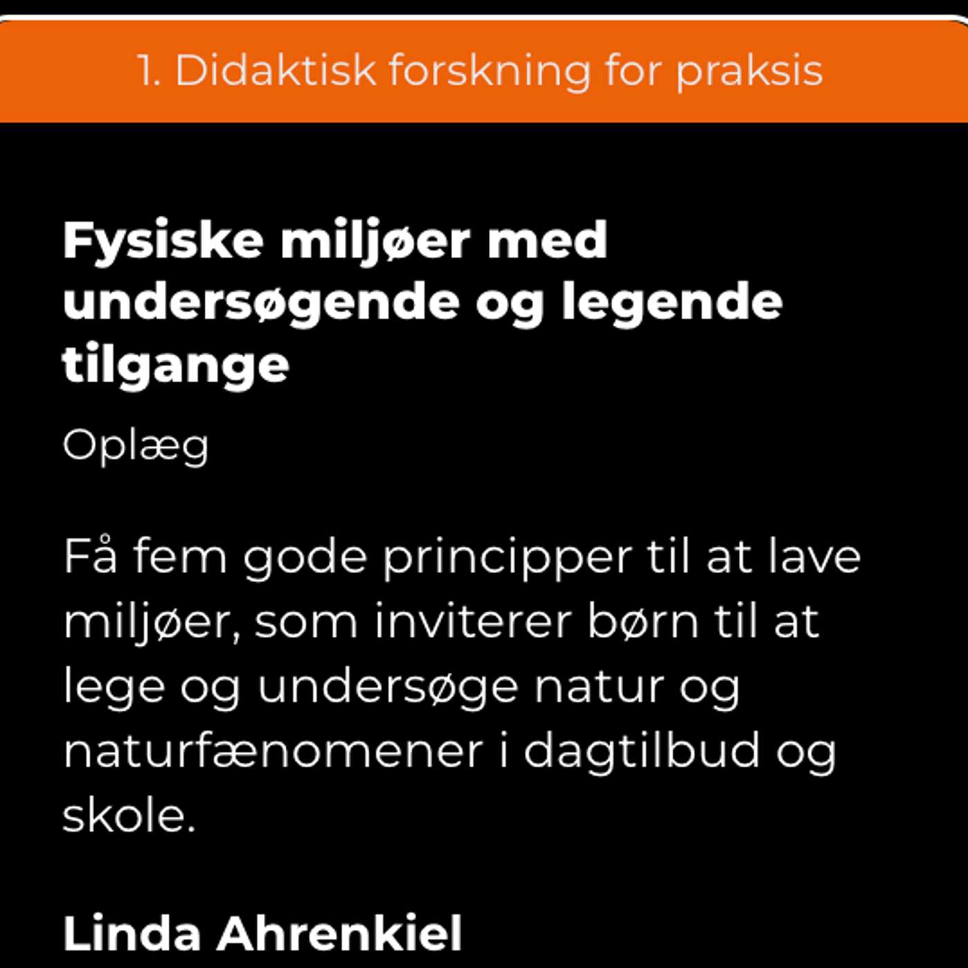 Undersøgende tilgange, naturfaglige begreber og sprog - Big Bang Konferencen 2025