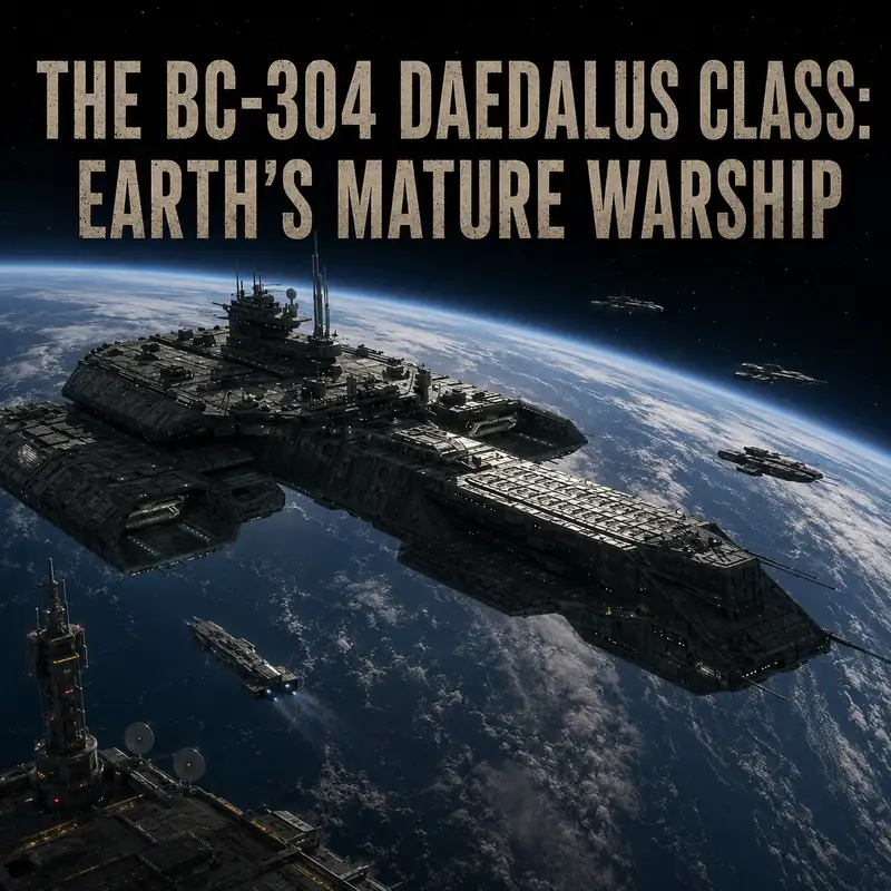 The BC-304 Daedalus Class: Earth’s Mature Warship