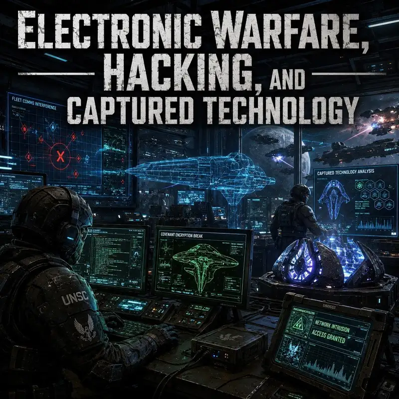 Electronic Warfare, Hacking, and Captured Technology