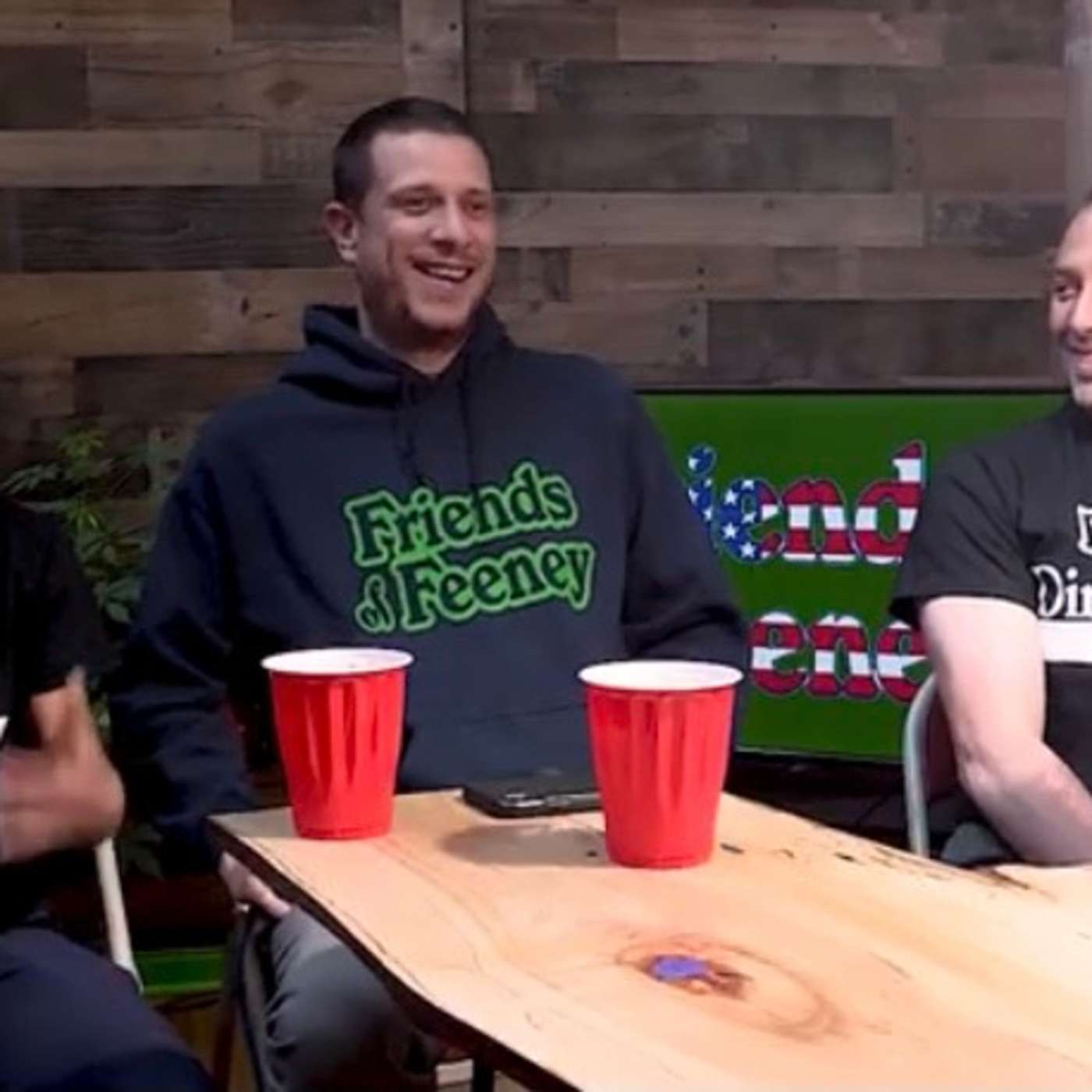 Feeney Talks With Friends