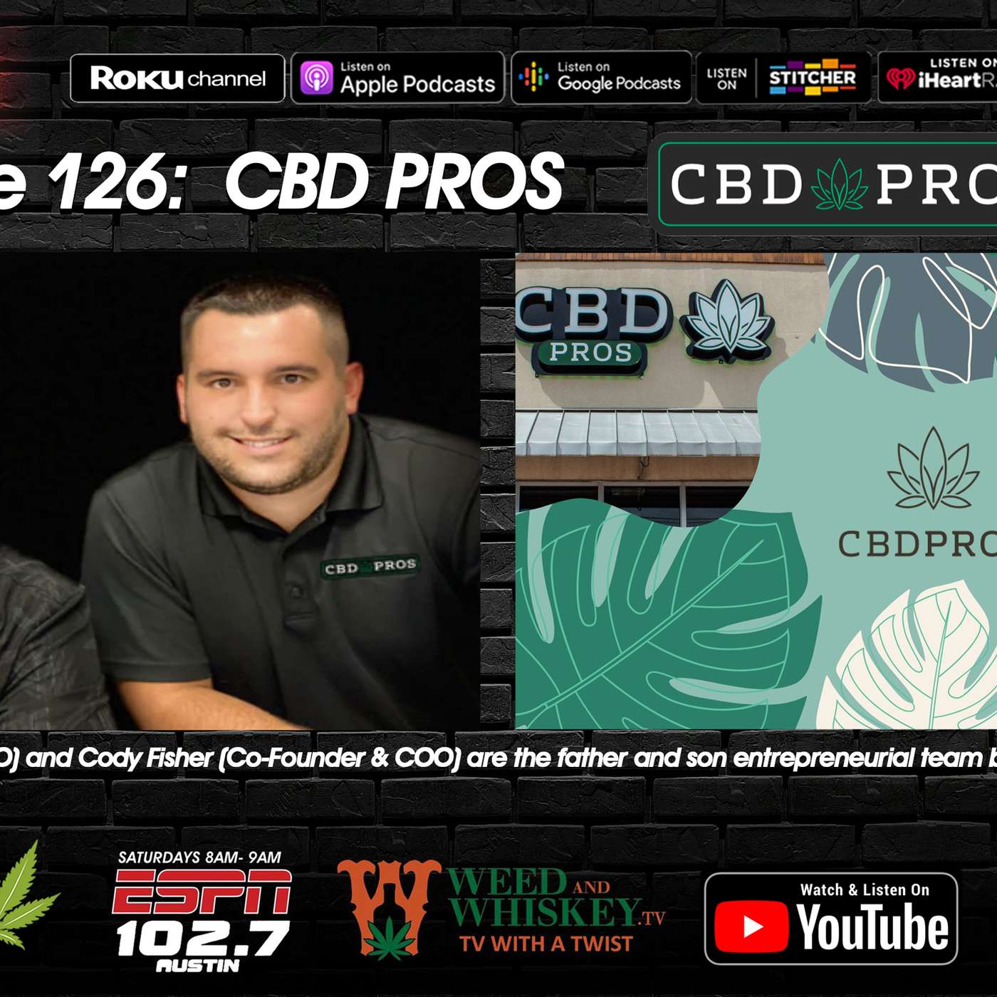 Episode # 126  Founder of CBD PROs  - John Fisher episode artwork