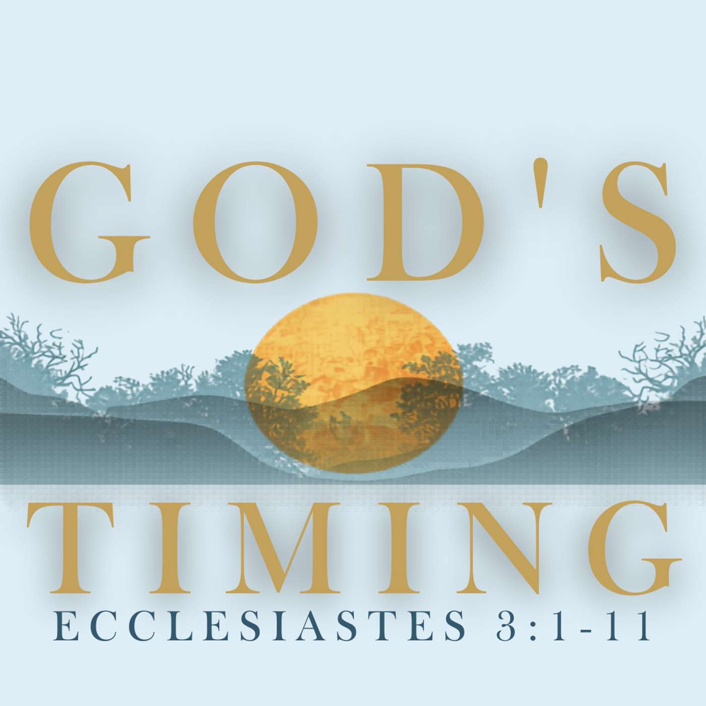 God's Timing: Ecclesiastes 3:1-11