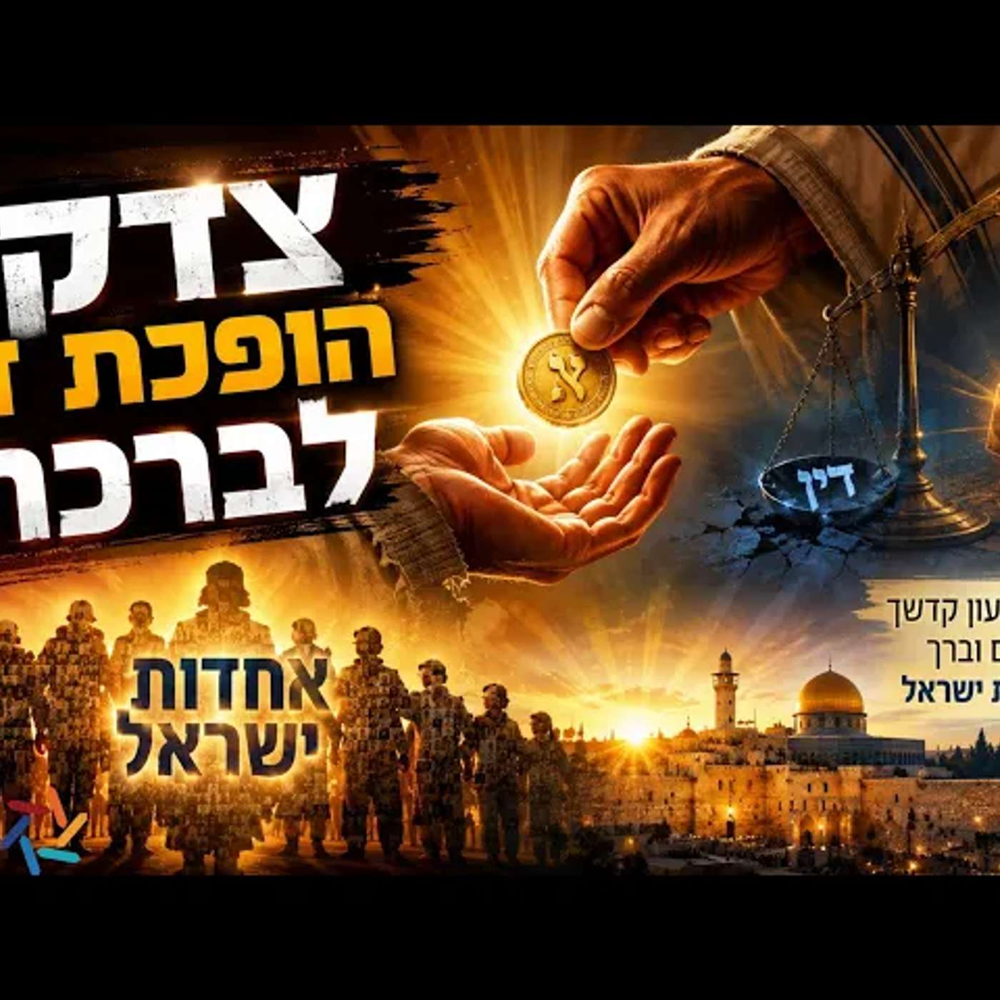 למה דווקא צדקה מעבירה את רוע הגזרה? הסוד המטלטל שמחבר בין כסף, אחדות ישראל, מידת הדין והגאולה השלמה! episode artwork