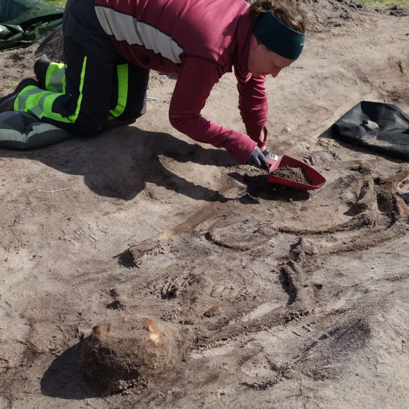 На острове в северной Норвегии обнаружено захоронение эпохи викингов