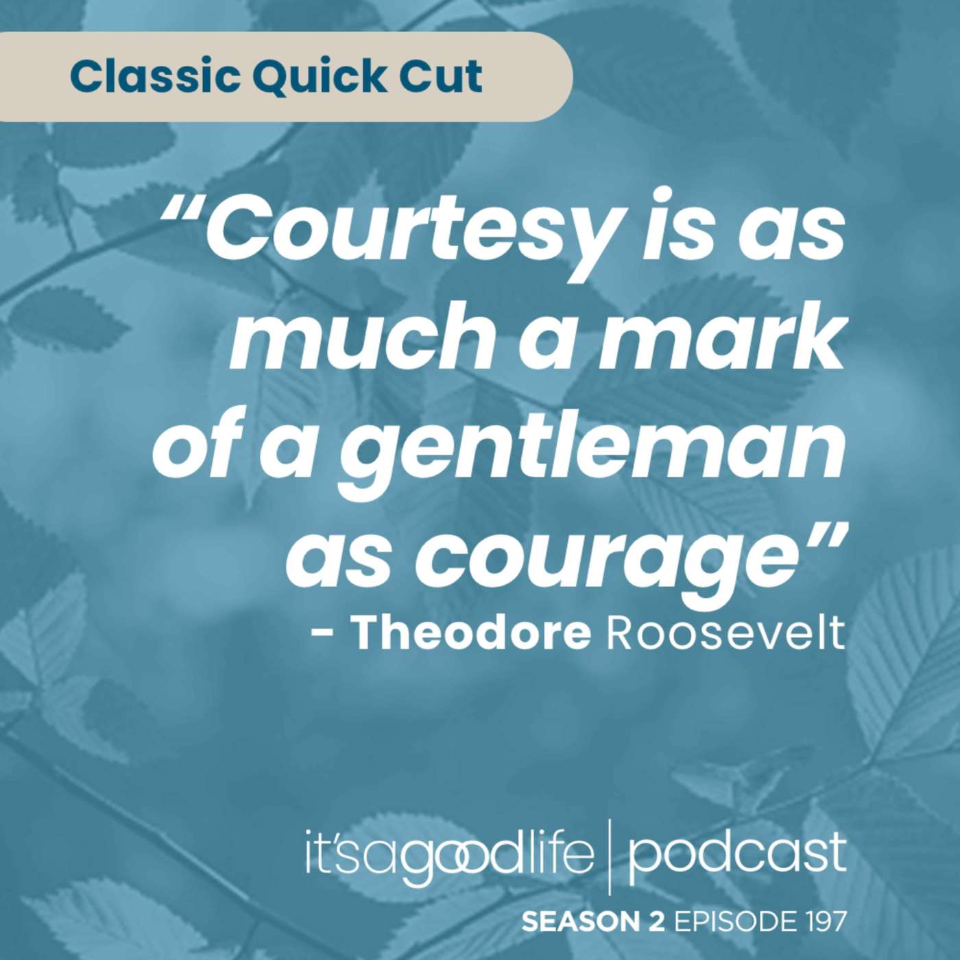 Quick Cut: S2E197 Principles for Better Living