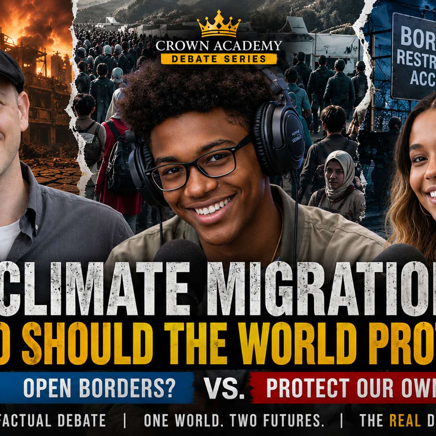 Climate Migration Is Here… Who Should the World Protect? | Ep 13 P 2 Counterfactual Debate #climate episode artwork