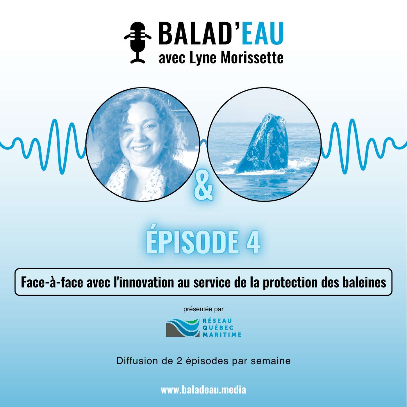 Vignette de l’épisode Face-à-face avec l'innovation au service de la protection des baleines