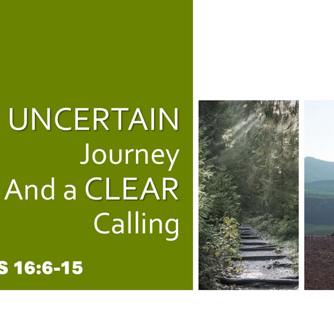 An Uncertain Journey and a Clear Calling | 10/27/2024 Morning Service