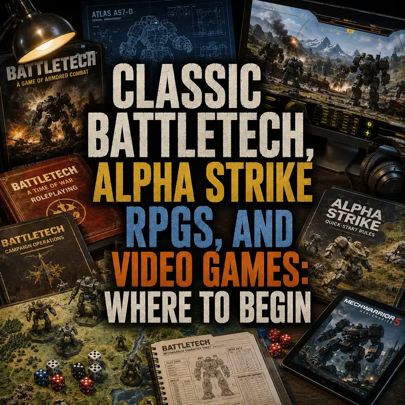 Classic BattleTech, Alpha Strike, RPGs, and Video Games: Where to Begin