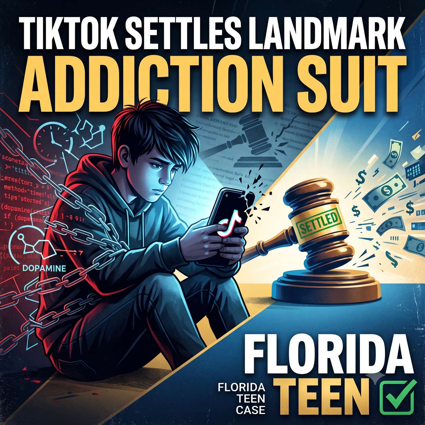 TikTok Settles Landmark Addiction Suit with Florida Teen