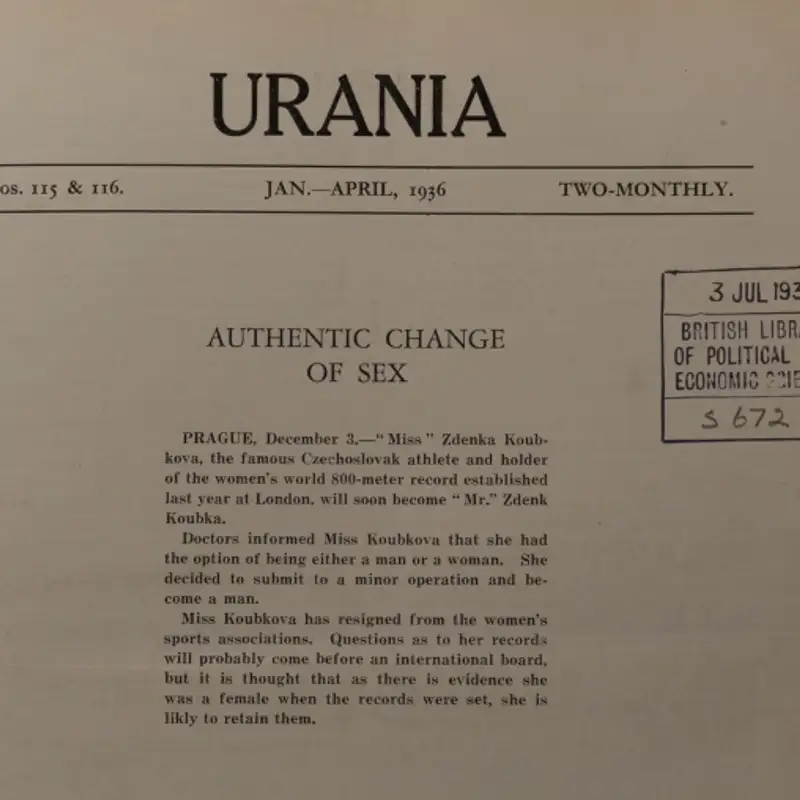 Historical Media: Urania (1936)