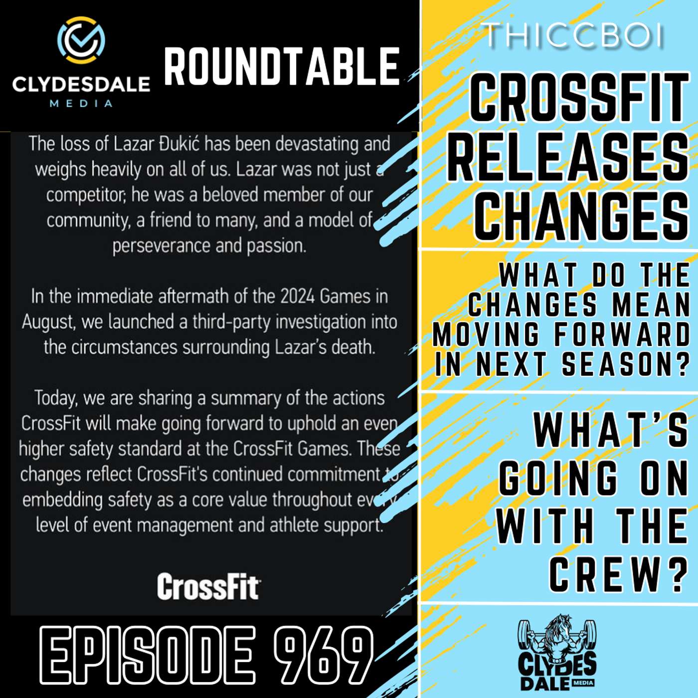 Clydesdale Media Roundtable - Third Party Investigation is Over, What Next? episode artwork
