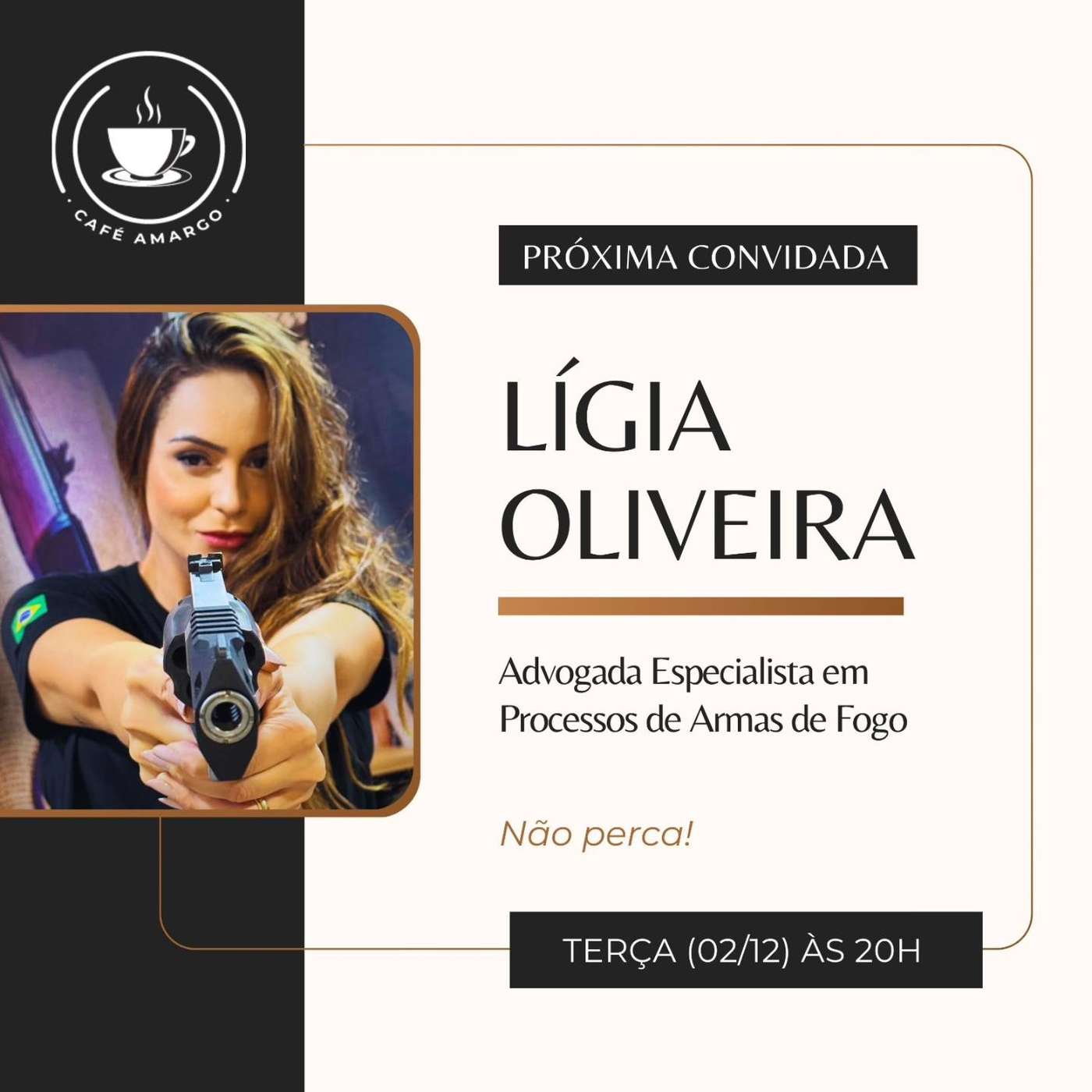 Entrevista #111 | Posse e porte de arma de fogo no governo Lula (c/ Lígia Oliveira) episode artwork